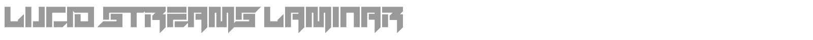Lucid Streams font preview